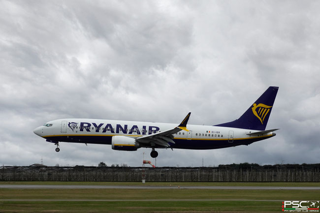 EI-IGX Boeing 737-8 MAX 200 67076 8599 LEAP-1B27  Ryanair 2023 @ Aeroporto di Verona 01 2025 © Piti Spotter Club Verona