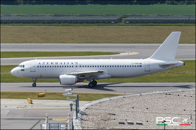 LY-PNG Airbus A320-214 4075  CFM56-5B6/P  Heston Airlines>Azerbaijan Airlines 2009 @ Vienna VIE 06 2025 © Piti Spotter Club Verona