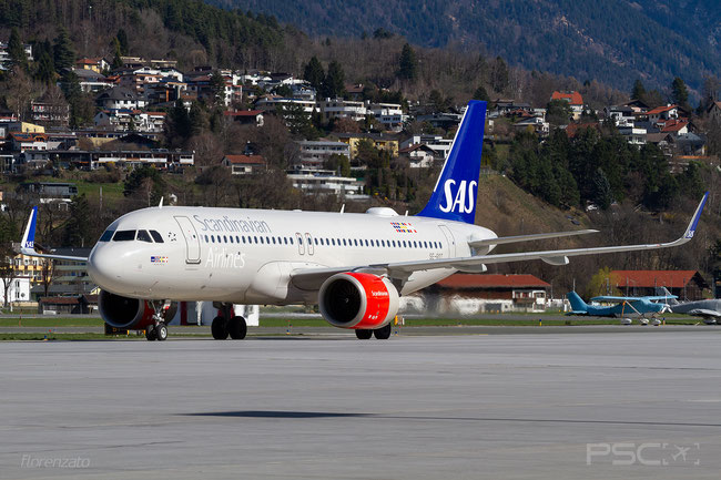 SE-ROT A320-251N 9116 SAS Scandinavian Airlines - Scandinavian Airlines System @ Innsbruck 03.2024 © Piti Spotter Club Verona
