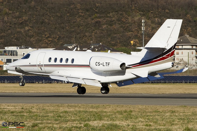 CS-LTF Cessna 680A Citation Latitude 680A0123  PW306D1  NetJets Europe 2018 @ Aeroporto di Bolzano 04 2025 © Piti Spotter Club Verona
