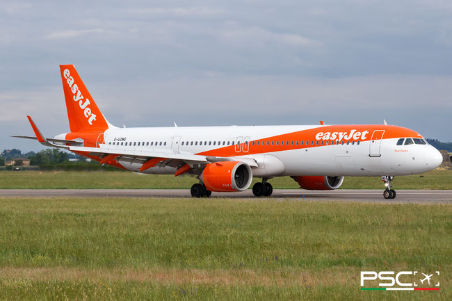 G-UZMG Airbus A321-251NX 9204  LEAP 1A32 Paul Green easyJet 2019 @ Aeroporto di Verona 07 2025 © Piti Spotter Club Verona