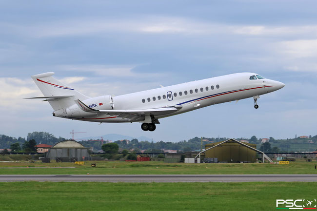 TC-MRK Dassault Falcon 6X 011  PW812D  Setair 2024  @ Aeroporto di Verona 08 2025 © Piti Spotter Club Verona