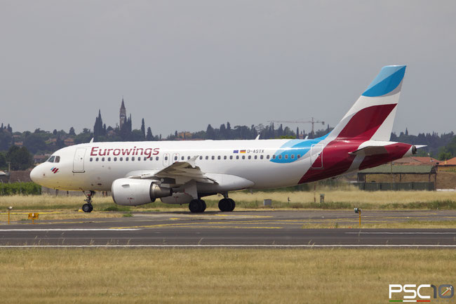 D-ASTX A319-112 3202 Eurowings @ Aeroporto di Verona 05 2022 © Piti Spotter Club Verona