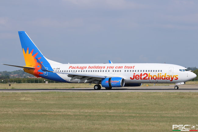 G-JZHE Boeing 737-8K2 30390 555 cfm56-7B27  Jet2 2000 @ Aeroporto di Verona 08 2025 © Piti Spotter Club Verona