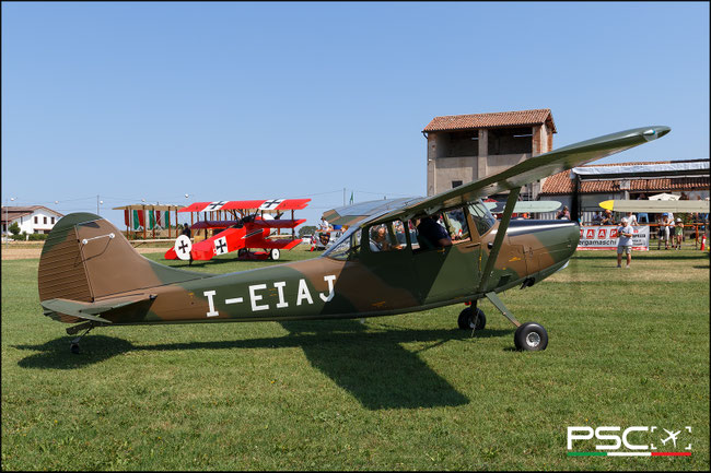 I-EIAJ Aeroclub Belluno Cessna 305 Bird Dog @ Bagnoli FlyParty 06 2025 © Piti Spotter Club Verona