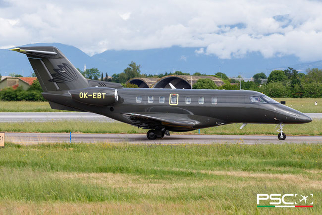 OK-EBT Pilatus PC-24 229  FJ44-4A-QPM  OK Aviation Group 2021 @ Aeroporto di Verona 07 2025 © Piti Spotter Club Verona