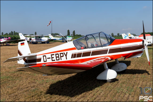 D-EBPY photos · Aircraft: Jodel D120 Paris-Nice · Serial #: 242 @ Bagnoli (PD) © 2022 Piti Spotter Club Verona