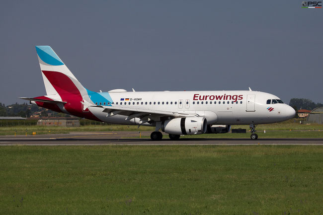 D-AGWV A319-132 5467 Eurowings @ Aeroporto di Verona - 08/2023 © Piti Spotter Club Verona