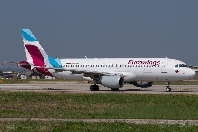 D-ABNI A320-214 1717 Eurowings @ Aeroporto di Verona 09.04.2017 © Piti Spotter Club Verona