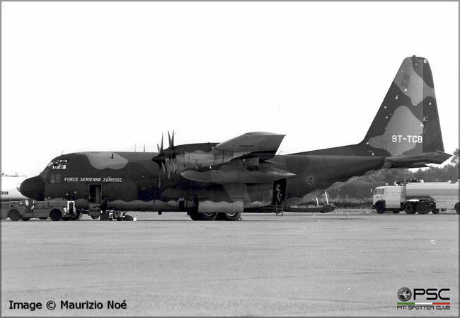 9T-TCB Lockheed C-130H Hercules 4416  T56-A-15  Zaire Air Force 1971