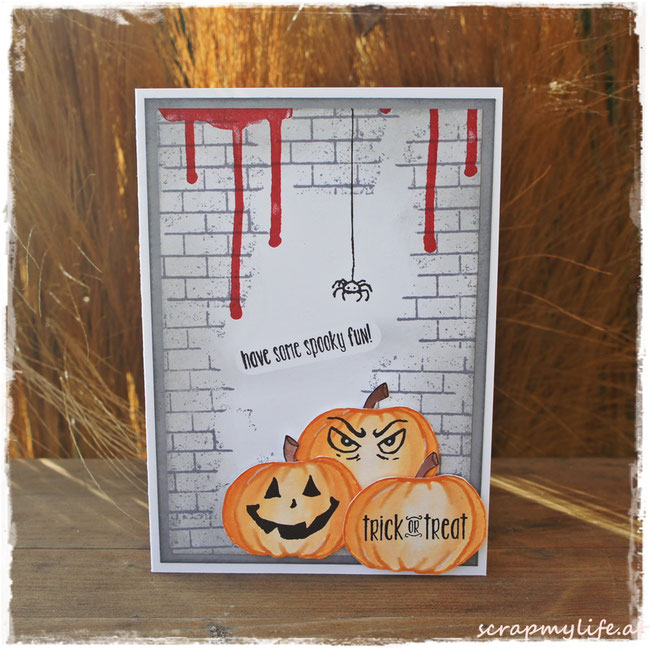 stampin up - halloween- ghoulish grunge - jar of haunts