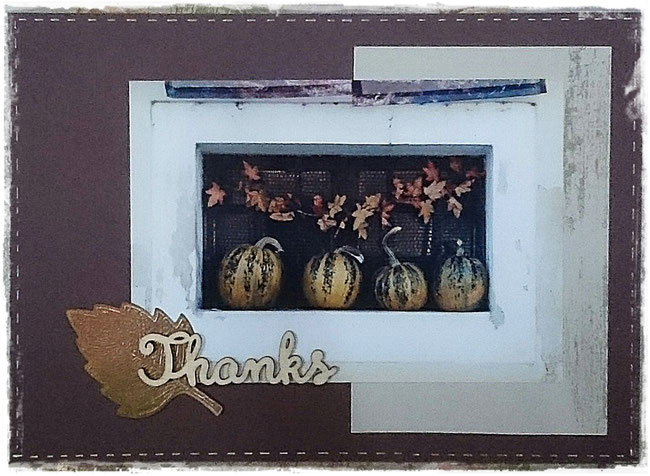 stampin up - herbst - vintage leaves - leaflets