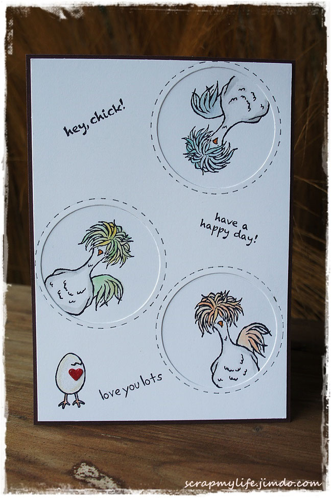 Stampin up - global design project - Hey, Chick