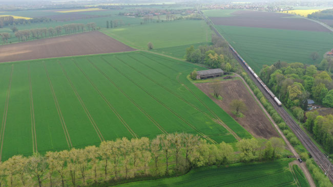 Luftbild Solarpark Helpsen