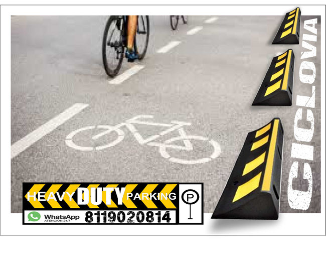 TOPE ECOVIA-CICLOVIA CONFINAMIENTO USO RUDO