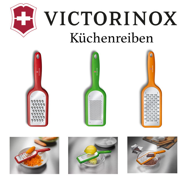 Victorinox Küchenreiben Schokolade zitrone Möhren Karotten reiben zesten