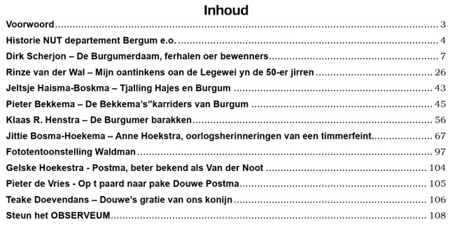 Burgumers, verhalen zelf
