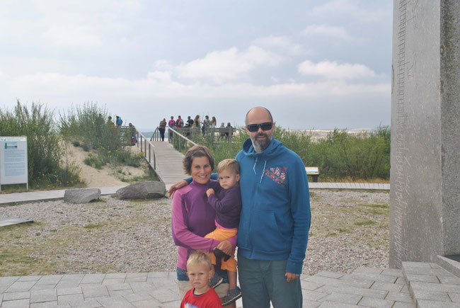 Familienfoto, Baltikum, Litauen, Kurische Nehrung, Reisen mit Kind