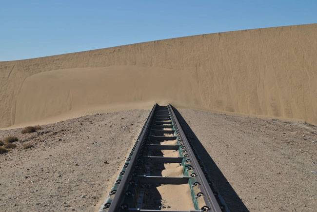 Kolmannskuppe, Kolmanskop, Namibia, Sand, Zug, Gleise, Diamanten, Lüderitz