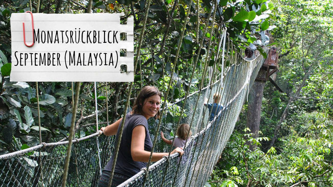 Monatsrückblick September, Malaysia, Weltreise, Familie, Taman Negara, Hängebrücke, Canopy Walk, franzlsontour, Franzls On Tour