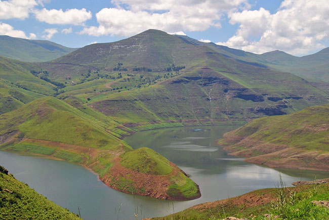 Lesotho, Afrika, Katse Damm, Berge, Natur, Reisen