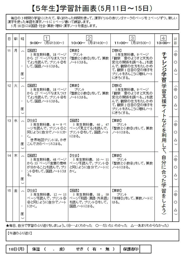 ５月２１日 那珂川町立安徳小学校ホームページ