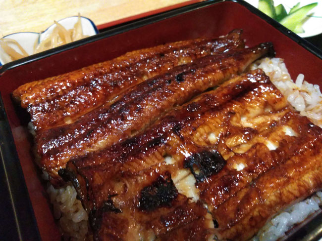 おいしそうなうなぎ