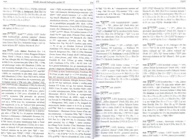 Wielki słownik hebrajsko-polski i aramejsko-polski Starego Testamentu, Koehler Ludwig, Baumgartnera Walter, Stamm Johann, Prymasowska Seria Biblijna, Warszawa 2013, Wydanie II, Oficyna Wydawnicza Vocatio