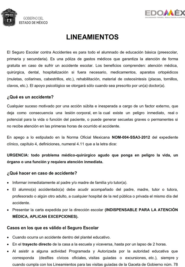 Seguro Escolar Coacalco De Berriozabal