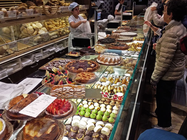 the Beretta bakery display counter