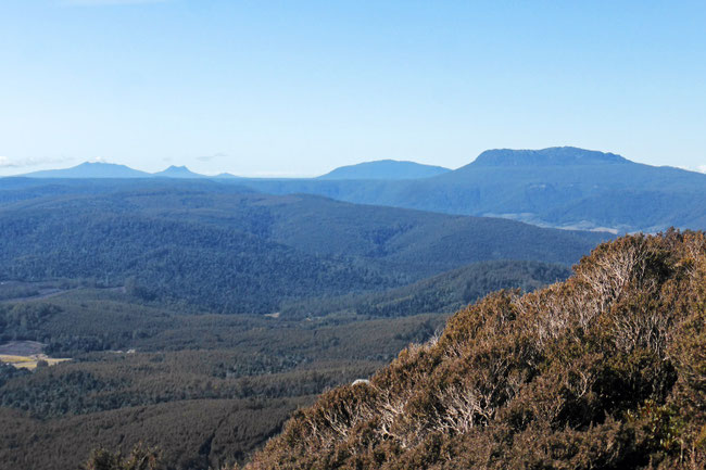 A view on the way up mount Barrow