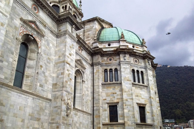 The rear of the cathedral