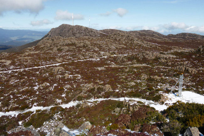 The Mount Barrow alpine plateau