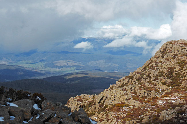 Ben Lomond, seen through the clouds