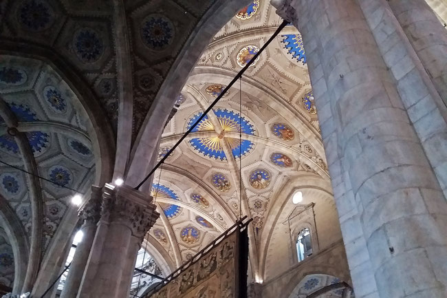 Ceiling structure and decorations