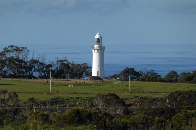 Table Cape lighthouse and Bass Strait