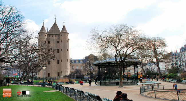 La Tour du Temple restituée à son emplacement d’origine. © TEMPLE DE PARIS 