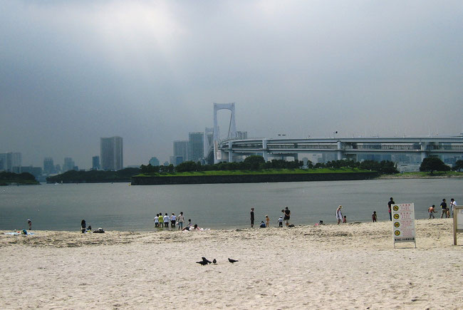 #3 Odaiba, view from Odaiba Beach Park near Odaiba Shopping Area