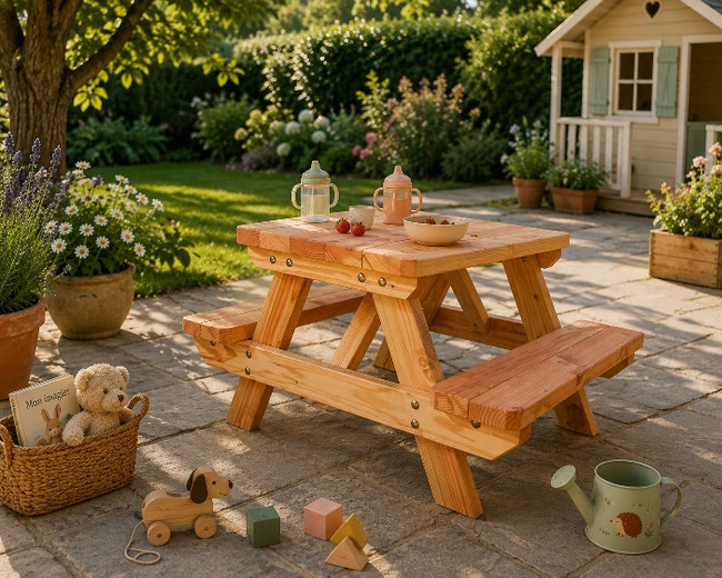 Table picnic enfant 180€ l'ensemble