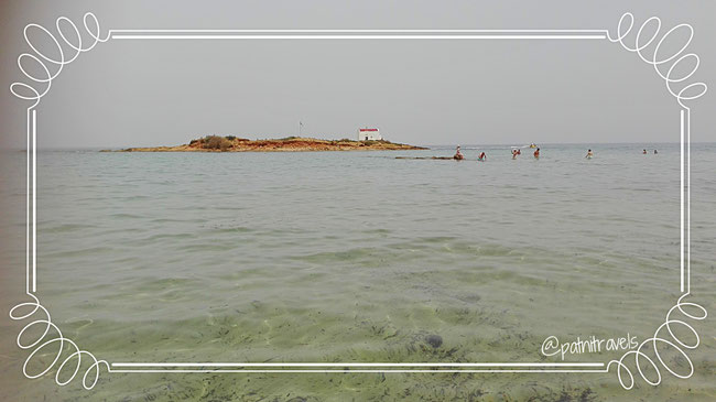Die kleine Insel vor Malia