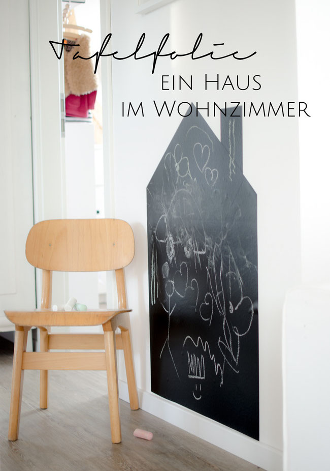 Tafelfolie für Kinder in Hausform