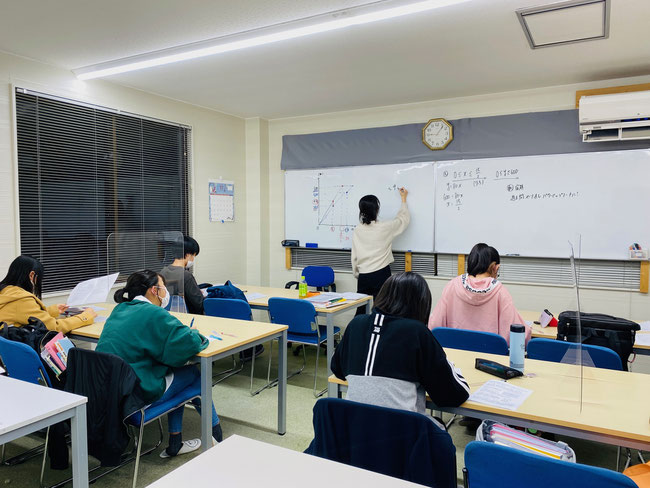 たまき塾での数学の授業風景