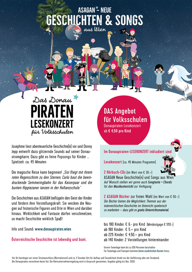 Lesekonzert Theater zum Mitmachen für Kinder - Volksschule Preise