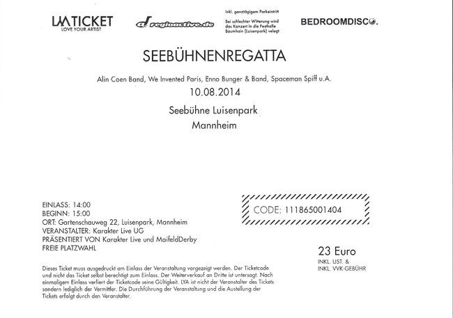 Nr.162 - 10.08.2014 - Seebühnenregatta - Luisenpark,Mannheim