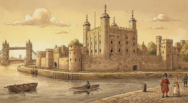 la-tour-de-londres-dictee-cm1-cm2-vue-tamise