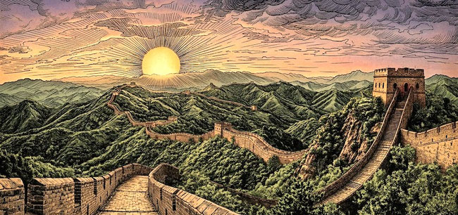 la-grande-muraille-de-chine-dictee-cm1-vue-generale