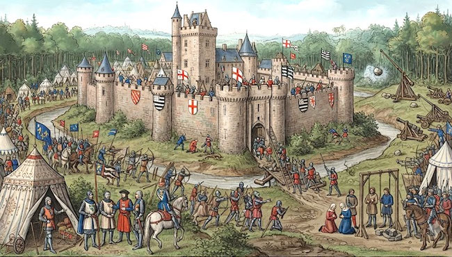 le-siege-du-chateau-de-derval-dictee-ce2-vue-generale