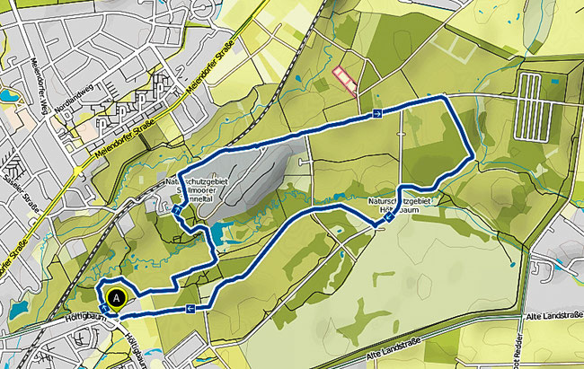 2 Wanderungen durch das NG Höltigbaum - LUPESI: Travel Routes