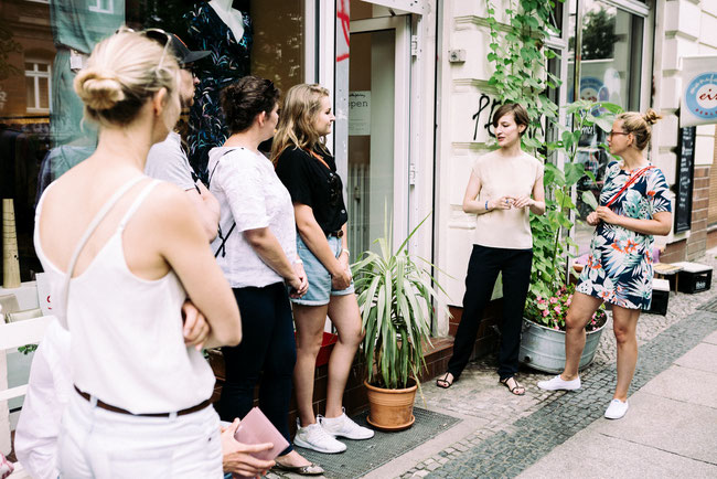 Meeting the local shop owner in Kreuzberg