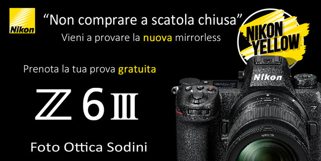 prova sul campo nikon z6iii